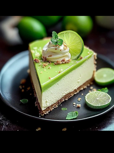 Cheesecake à l'Avocat et au Citron Vert