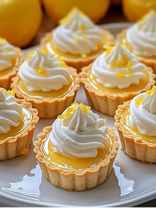 Mini Tartelettes au Citron – Un Délice Festif pour les Fêtes ! 🍋✨