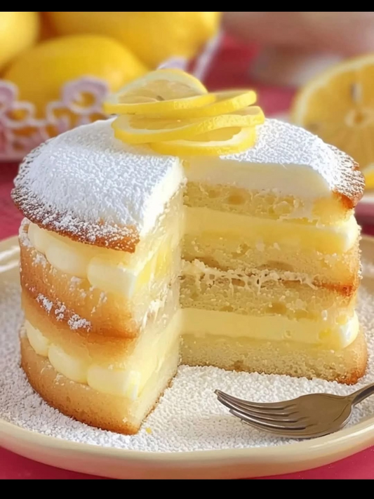 🍋 Gâteau Magique au Citron 🍋