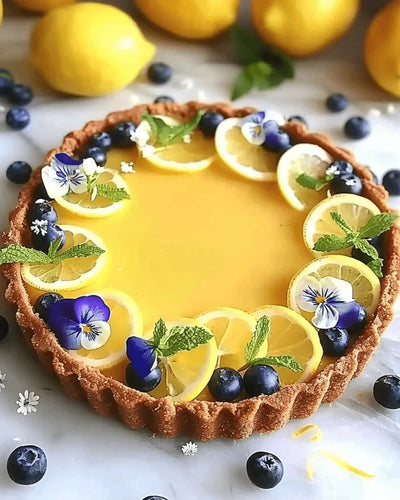 Tarte au Citron Sans Cuisson : Une Recette Fraîche et Vegan 🌱🍋