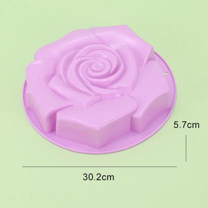 Moule à gâteau forme Rose 3D