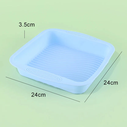 Moule forme Carré grand gâteau en silicone