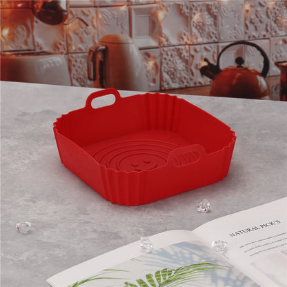 Panier Carré en silicone pour Air fryer