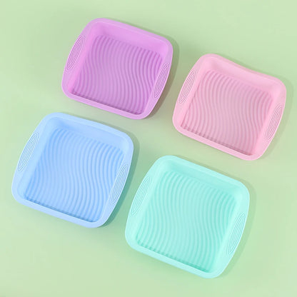 Moule forme Carré grand gâteau en silicone