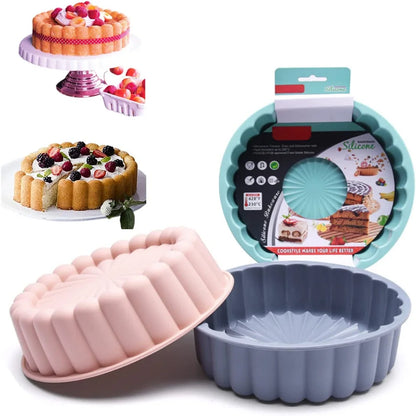 Moule a charlotte rond en Silicone