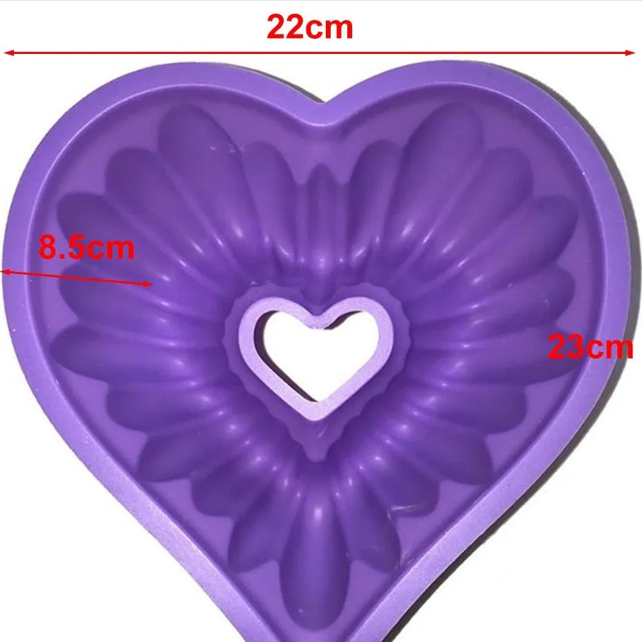 Moule à charlotte forme de Coeur en silicone