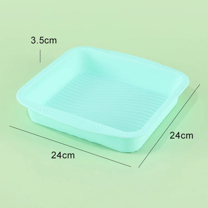 Moule forme Carré grand gâteau en silicone