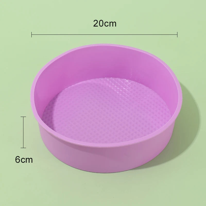 Moule forme Rond grand gâteau en silicone